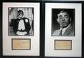 060376 AL JOLSON AND EDDIE CANTOR CUT AUTOGRAPHS AND