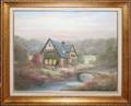 051474 JIM WILLIAMS OILCANVAS 20 X 24 COTTAGE