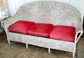 040403 WICKER SETTEE ROCKER  CHAIR C 1950 3 PCS