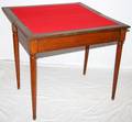 032403 AMERICAN MAHOGANY GAMES TABLE LATE 19TH C