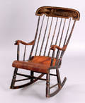 New England painted rocking chair ca 1850