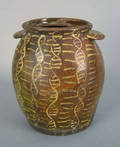 Redware crock 19th c