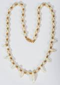 021421 FRESHWATER  BAROQUE PEARL NECKLACE L 20