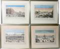 012389 FRENCH COLOR ENGRAVINGS FOUR 10 X 15 34