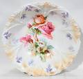 011470 R S PRUSSIA PORCELAIN FRUIT BOWL C 1900 DIA 10