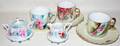 011467 RS PRUSSIA CUPS SAUCERS MUG CREAMER  SUGAR