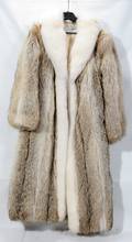 011459 FULL LENGTH RACCOON COAT SIZE 12 APPROX