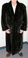 011458 MANS BLACK DIAMOND MINK COAT
