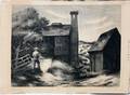 011450 ANN NOONEY WPA LITHOGRAPH C 1935 10 X 13