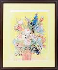 010418 LITHOGRAPH 24 X 18 FLORAL STILL LIFE