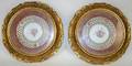 052458 FRAMED PORCELAIN PLATES 2
