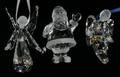 042437 SWAROVSKI CRYSTAL ANGELS  SANTA CLAUS THREE