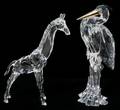 042436 SWAROVSKI CRYSTAL SILVER HERON  GIRAFFE