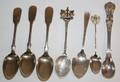 040461 ENGLISH STERLING SPOONS  CONTINENTAL SPOONS