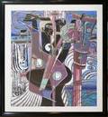 031476 WONG SHUE CONTEMPORARY SILKSCREEN 37 X 31