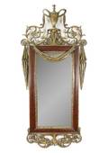 Italian Parcel Gilt Carved Wall Mirror 19th C