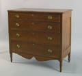 Pennsylvania or New Jersey Sheraton chest of drawers ca 1815