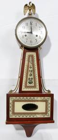 021442 SETH THOMAS MAHOGANY BANJO CLOCK MID 20TH C
