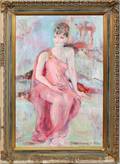 020463 MARION WARDELL OIL ON CANVAS 36 X 24 LADY