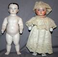 122474 PORCELAIN FROZEN CHARLOTTE  CHARLIE DOLLS