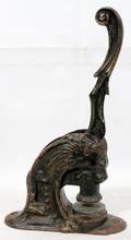 050450 CAST IRON FIGURAL STAMP C 1890S L 9