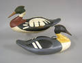 Two painted duck decoys