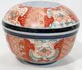040514 CHINESE HAND PAINTED PORCELAIN COVERED BOWL