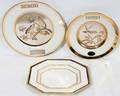 031497 JAPANESE CHOKIN PLATES 2 24KT GOLD DECORATED