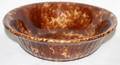 030445 ROCKINGHAM POTTERY BOWL 19TH CENTURY H 3 34