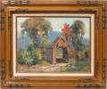 022424 EARL NORTH OIL ON BOARD 11 X 15 RUTLAND VERMONT
