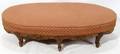 011538 FRENCH WALNUT  UPHOLSTERED FOOT STOOL H 7