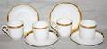 010510 HAVILAND LIMOGES PORCELAIN DEMITASSE SET FOUR