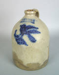 New York stoneware jug 19th c