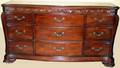 050509 MAHOGANY NINE DRAWER DRESSER H 39 L 72 D 20