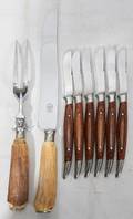 042525 SOLINGEN SEIT ROSTFREI CARVING SET  JAPANESE