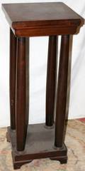 042515 EMPIRE STYLE MAHOGANY STAND EARLY 20TH CENTURY