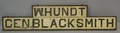 Painted pine trade sign ca 1900