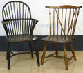 Two misc windsor chairs