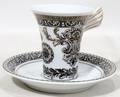 041574 VERSACE ROSENTHAL PORCELAIN CUP AND SAUCER