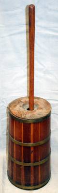030489 PINE BUTTER CHURN H 42 L 11
