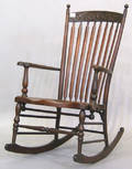 Victorian mahogany rocking chair