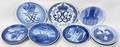 022459 ROYAL COPENHAGEN PORCELAIN ANNUAL PLATES