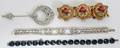 122539 COSTUME BRACELETS  BROOCH FOUR PIECES