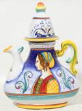 122550 DERUTA COFFEE POT H 11 RENAISSANCE LADY