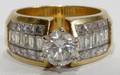 050011 LADYS 18KT GOLD  20 CTW DIAMOND RING