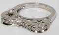 050060 14KT WHITE GOLD AND 050 CT DIAMOND RING