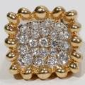 041055 18KT GOLD  125CT DIAMOND TW GENTLEMANS RING