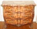 031033 FRENCH LOUIS XV STYLE COMMODE WITH MARBLE TOP