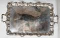 031046 EDWARDIAN STERLING TEA TRAY CHAS BOYTON  SON
