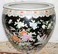 030014 CHINESE PORCELAIN FISH BOWL H 23 DIA 25